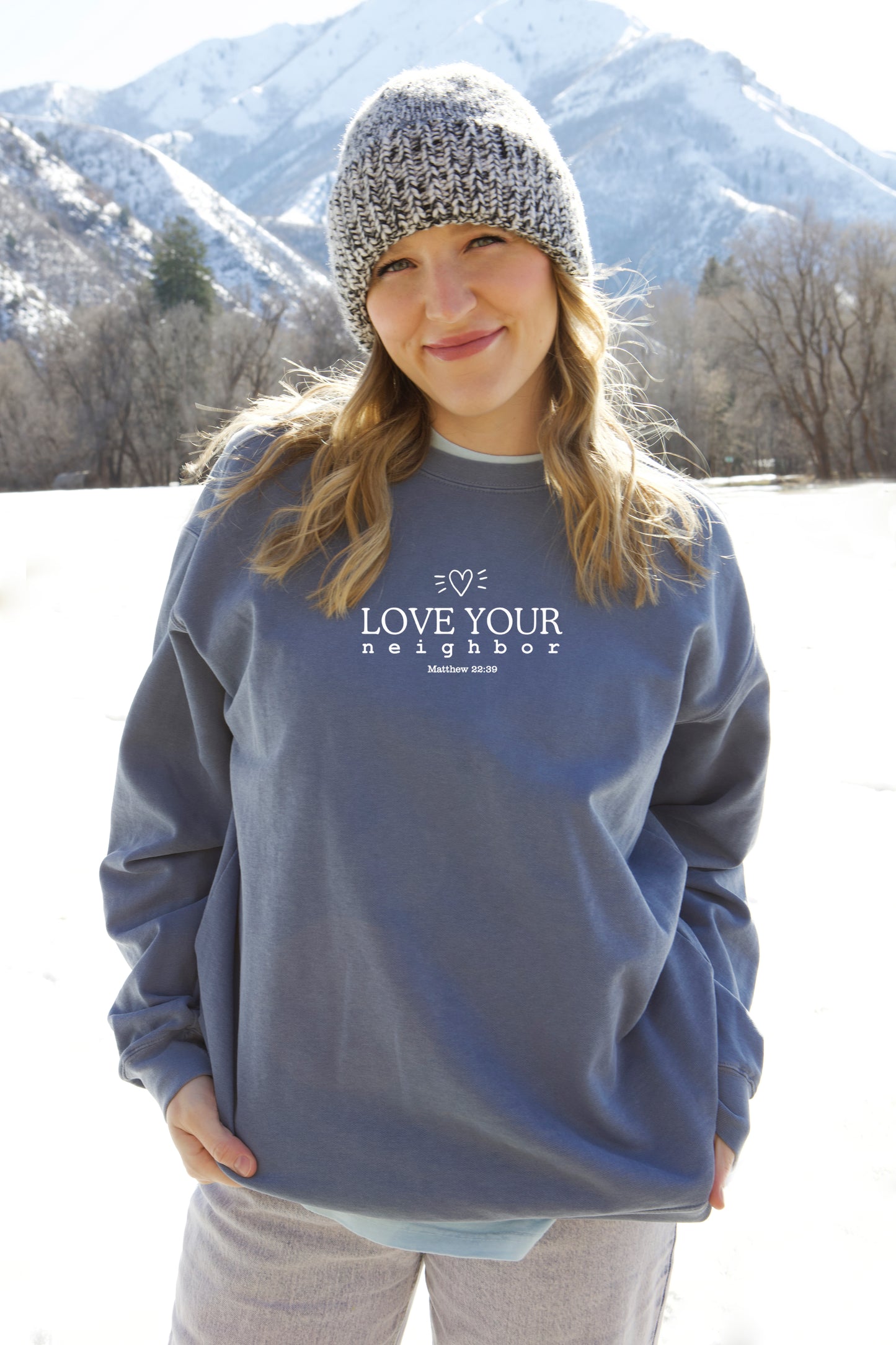 LOVE YOUR NEIGHBOR UNISEX SWEATSHIRT