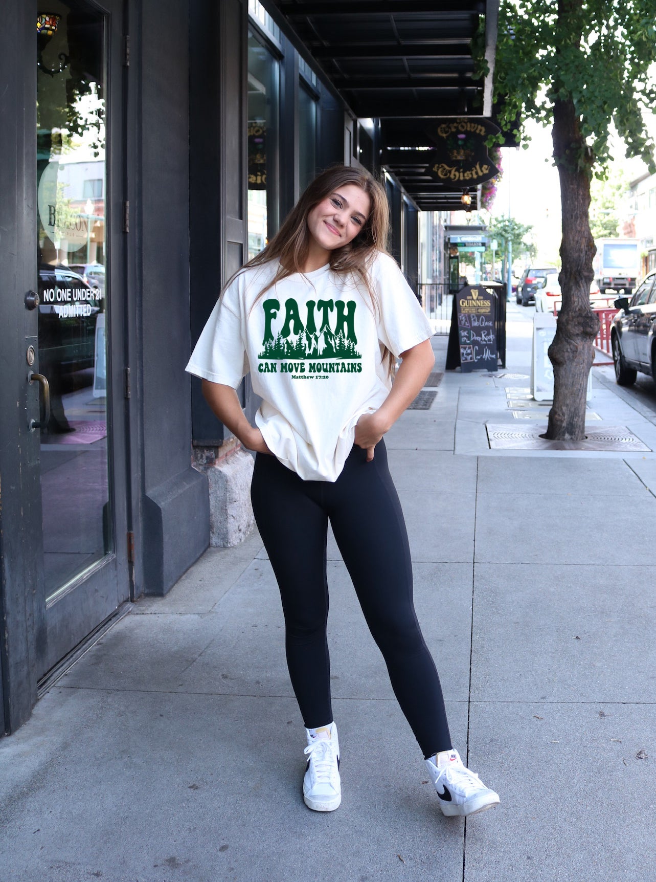 FAITH CAN MOVE MOUNTAINS MATTHEW 17:20 UNISEX TEE