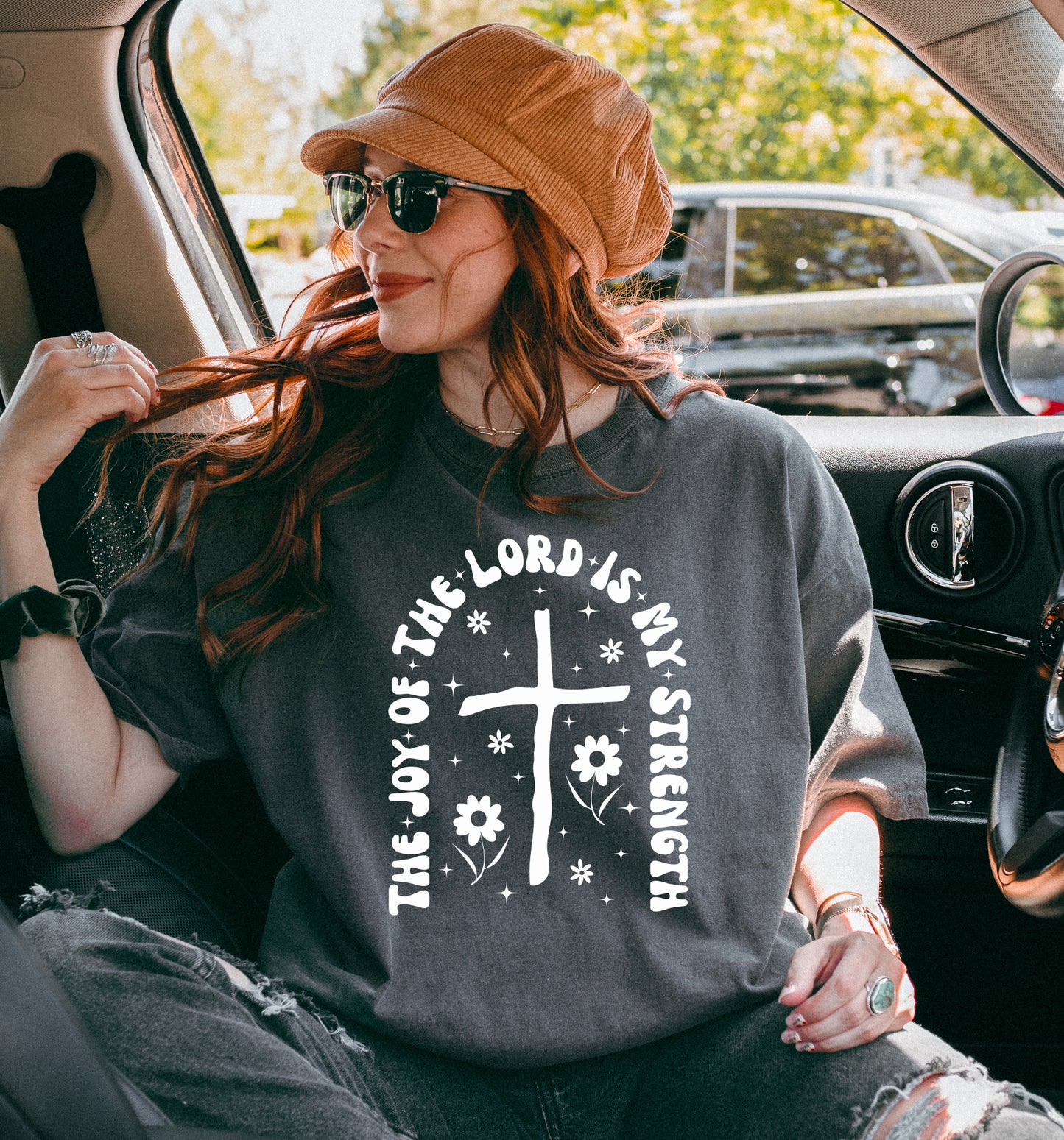 THE JOY OF THE LORD IS MY STRENGTH UNISEX TEE