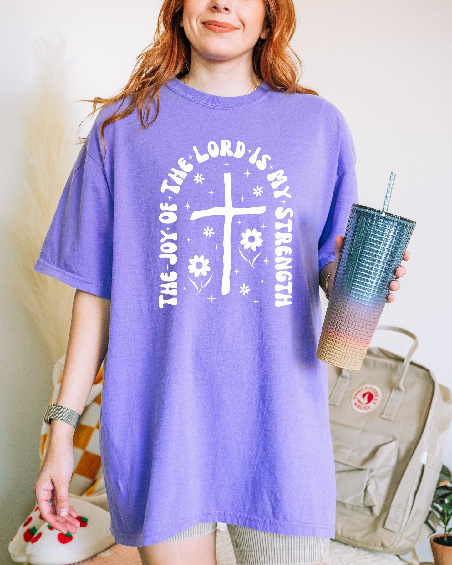 THE JOY OF THE LORD IS MY STRENGTH UNISEX TEE