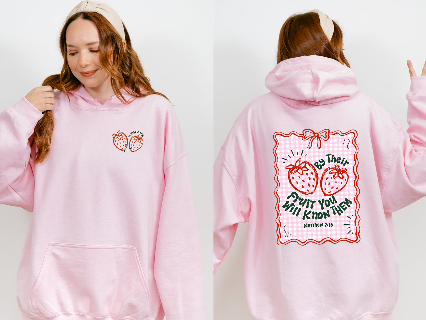 BY THEIR FRUIT YOU WILL KNOW THEM UNISEX HOODIE