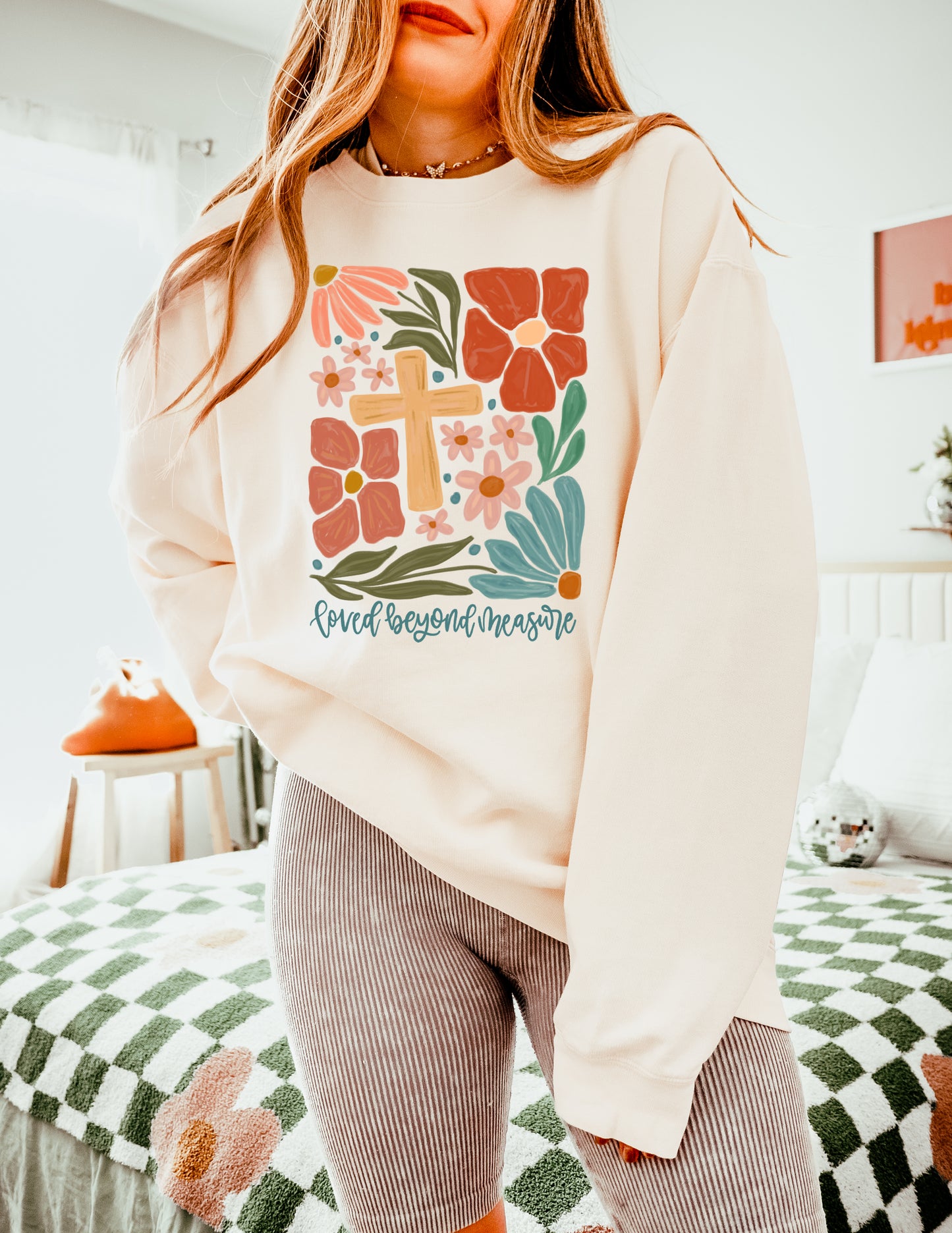 LOVED BEYOND MEASURE UNISEX SWEATSHIRT