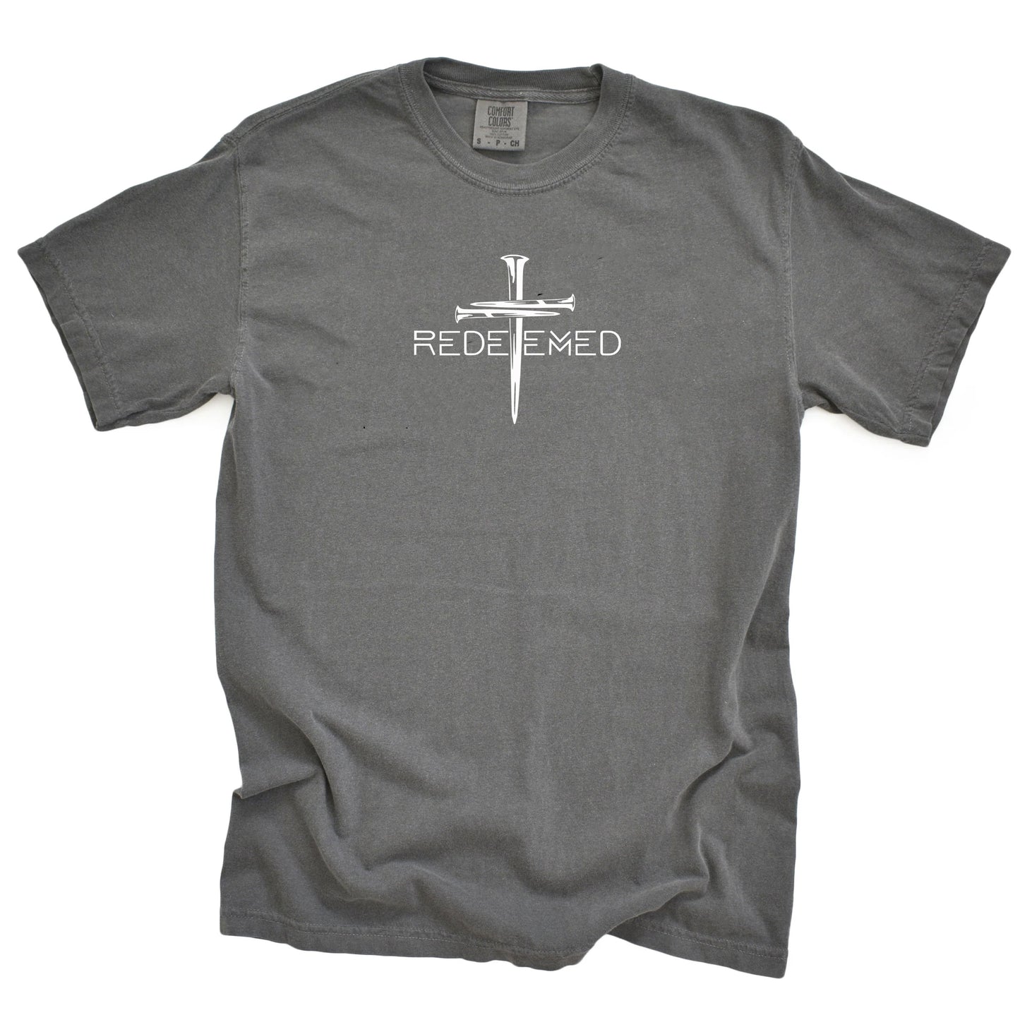 REDEEMED CROSS UNISEX PEPPER TEE