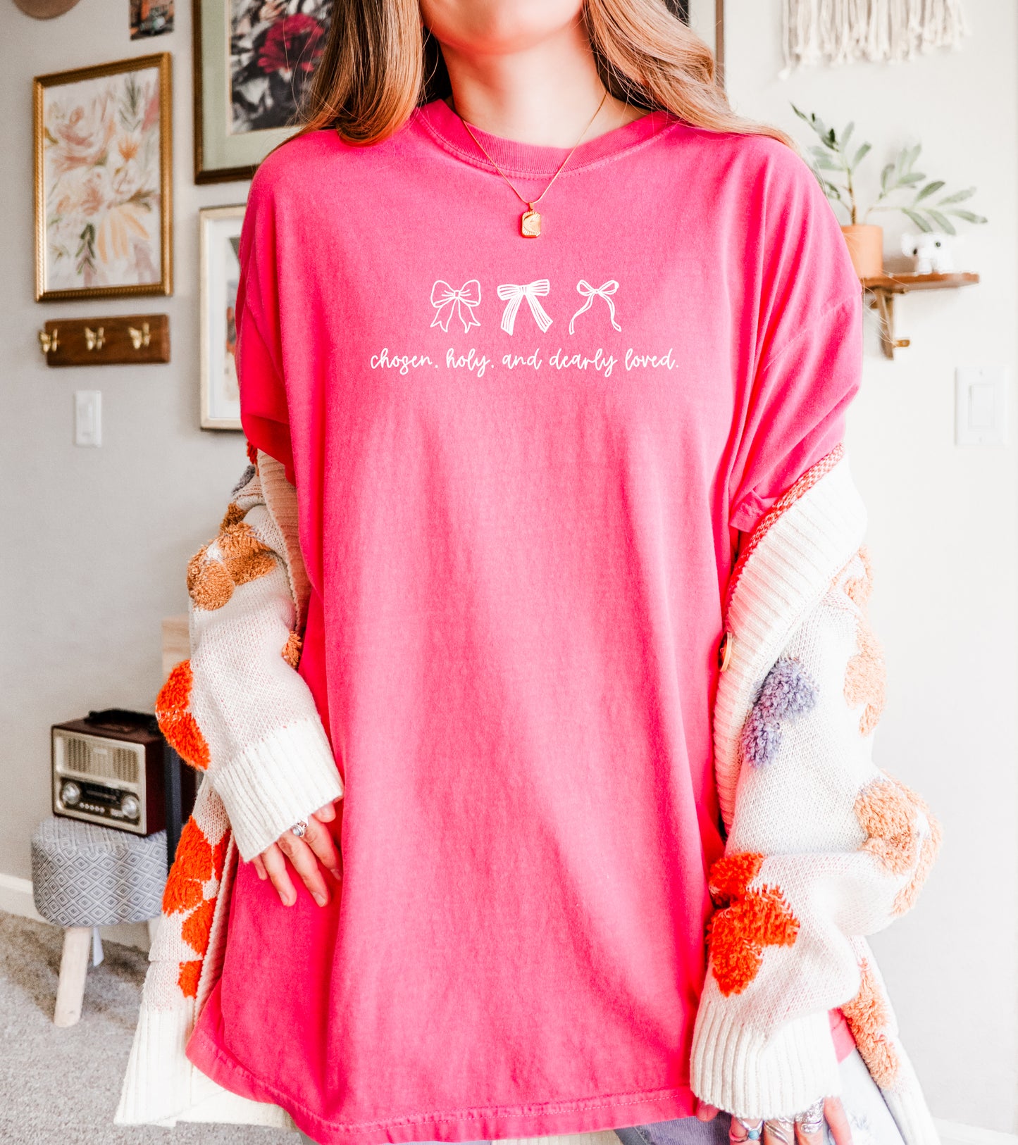 CHOSEN, HOLY, AND DEARLY LOVED UNISEX TEE