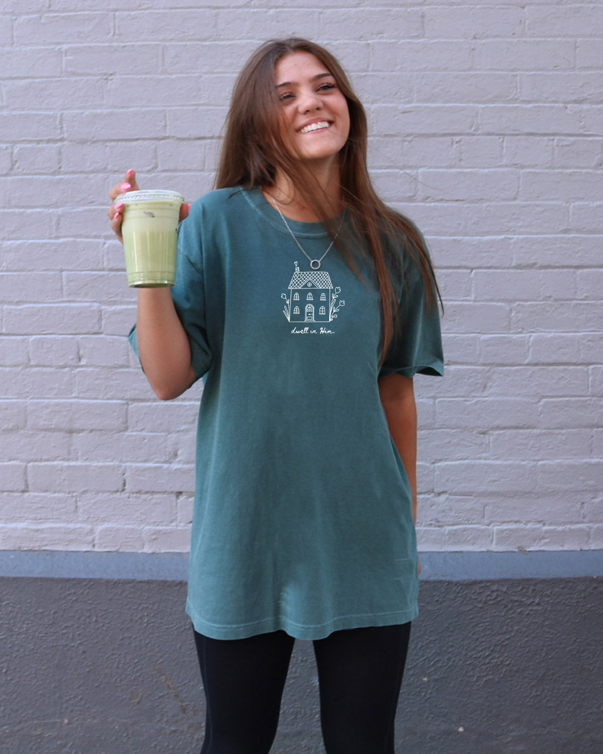 DWELL IN HIM UNISEX TEE