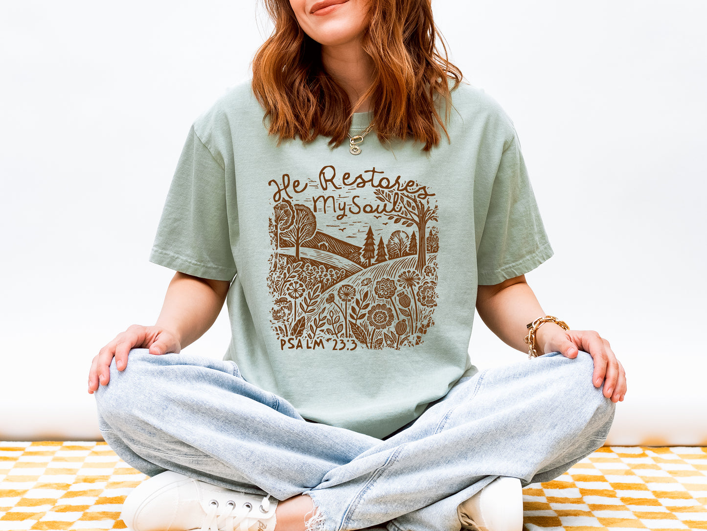 HE RESTORES MY SOUL UNISEX TEE
