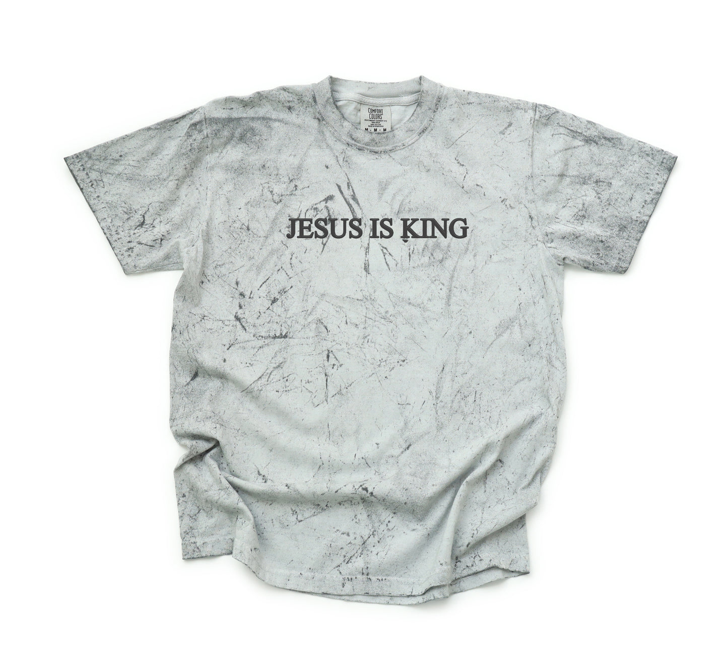 JESUS IS KING UNISEX TEE (PUFFED DESIGN)