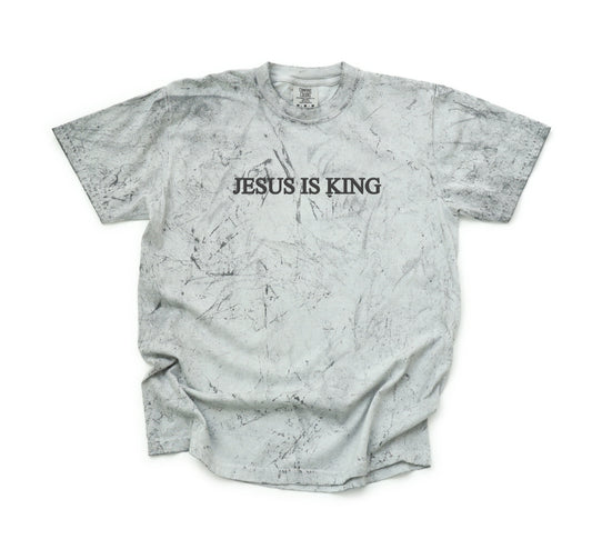 JESUS IS KING UNISEX TEE (PUFFED DESIGN)