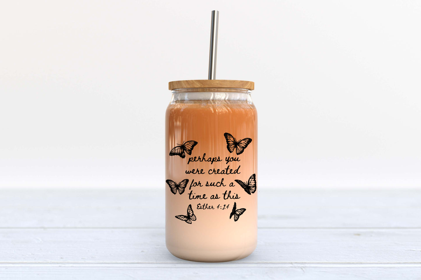 PERHAPS YOU WERE CREATED FOR SUCH A TIME AS THIS GLASS TUMBLER