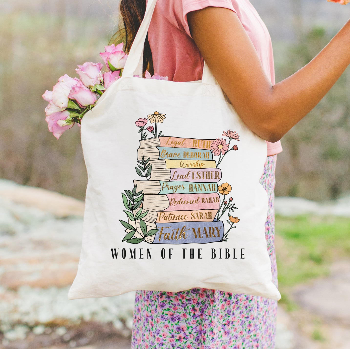 WOMEN OF THE BIBLE TOTE BAG