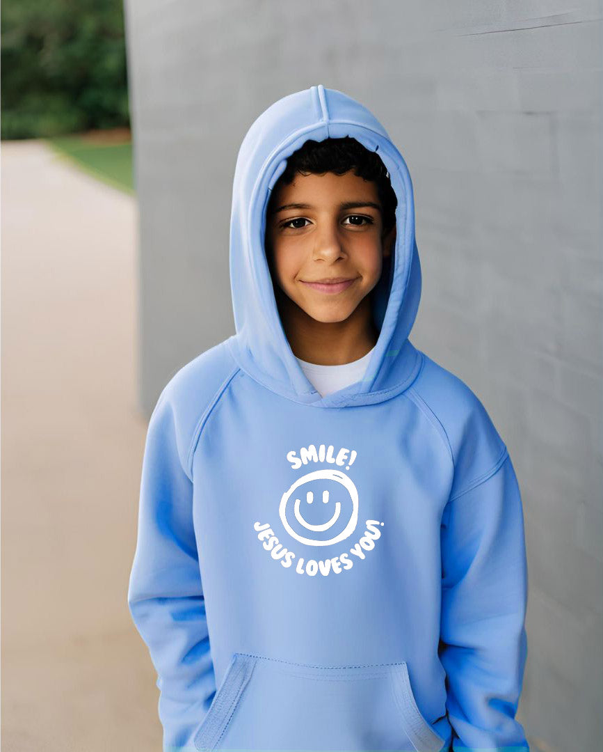 SMILE JESUS LOVE YOU YOUTH HOODIE