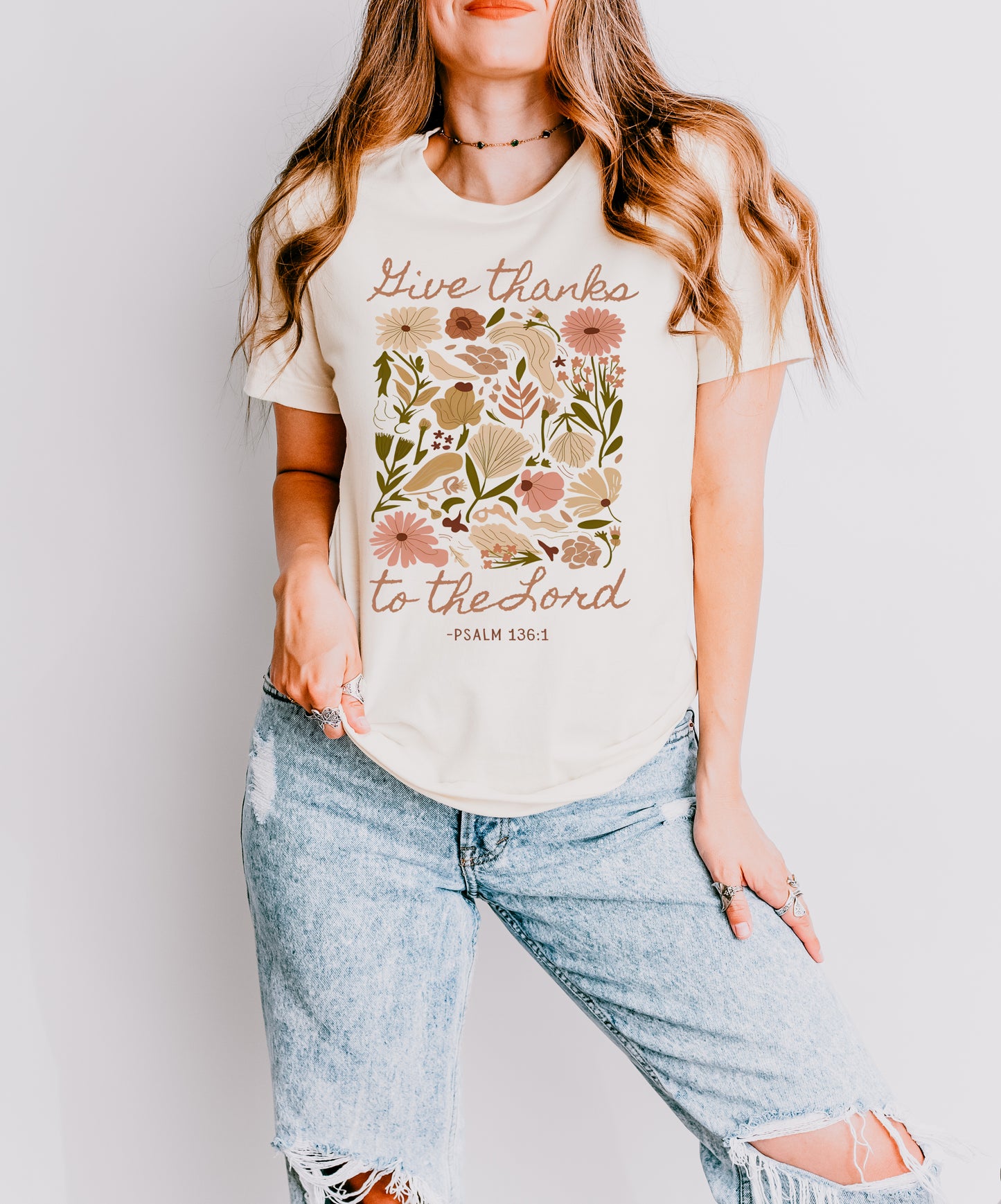 GIVE THANKS TO THE LORD UNISEX TEE
