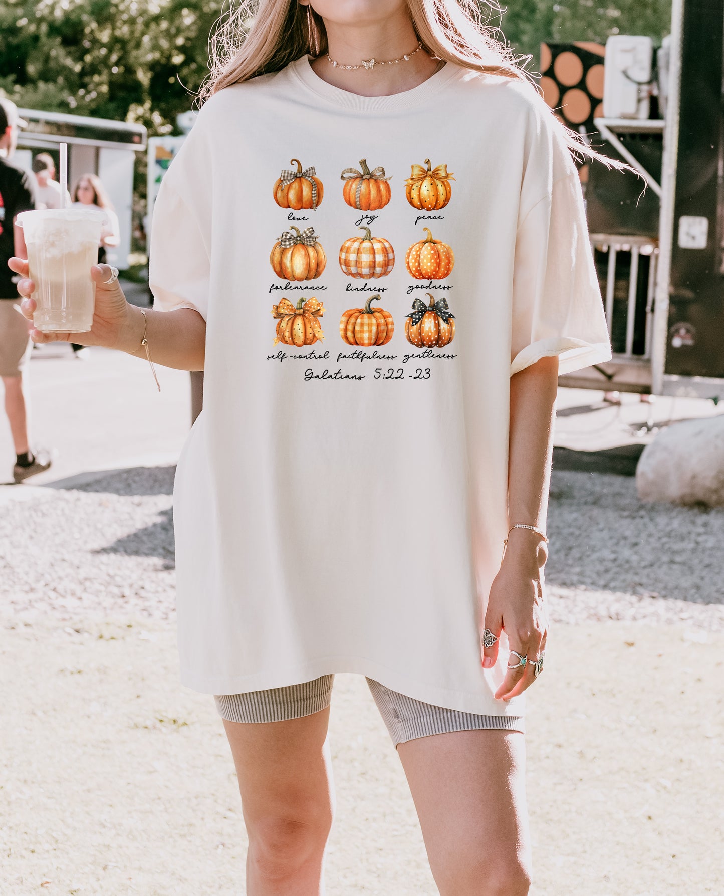 PUMPKIN FRUIT OF THE SPIRIT UNISEX TEE