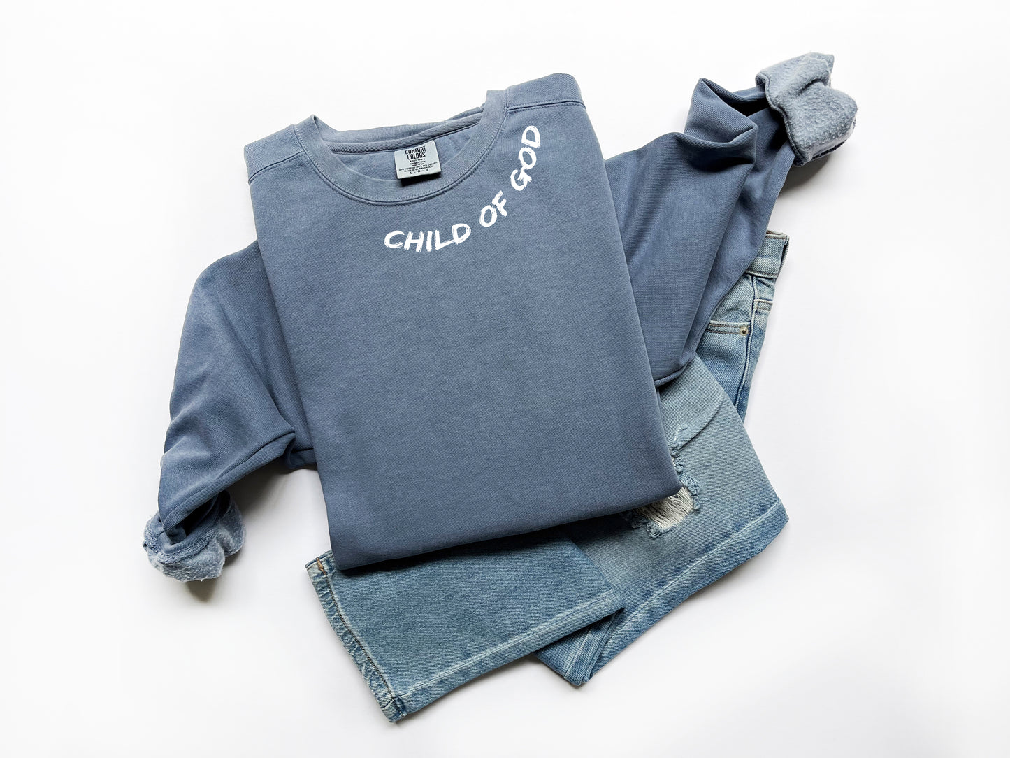 CHILD OF GOD AROUND THE NECK UNISEX SWEATSHIRT