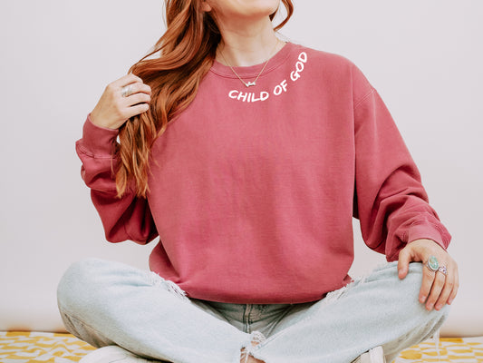 CHILD OF GOD AROUND THE NECK UNISEX SWEATSHIRT