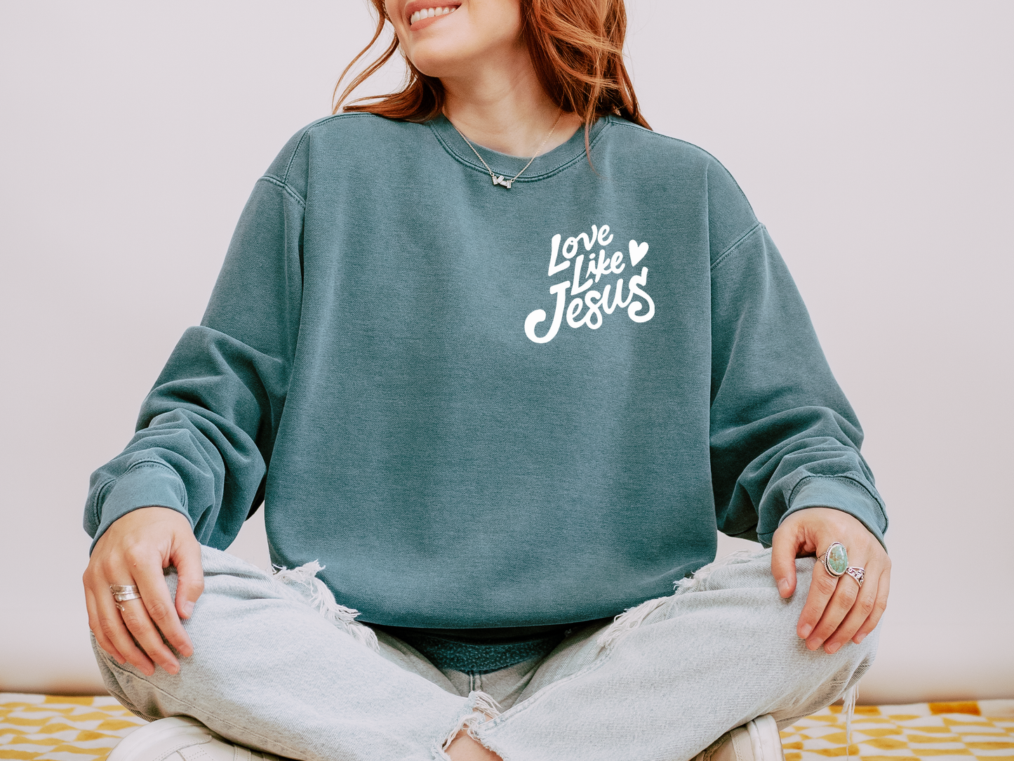 LOVE LIKE JESUS UNISEX SWEATSHIRT