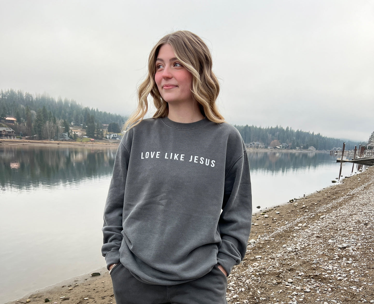 LOVE LIKE JESUS UNISEX SWEATSHIRT