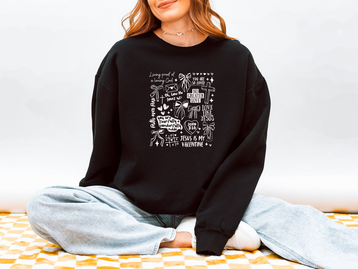 JESUS IS MY VALENTINE UNISEX SWEATSHIRT