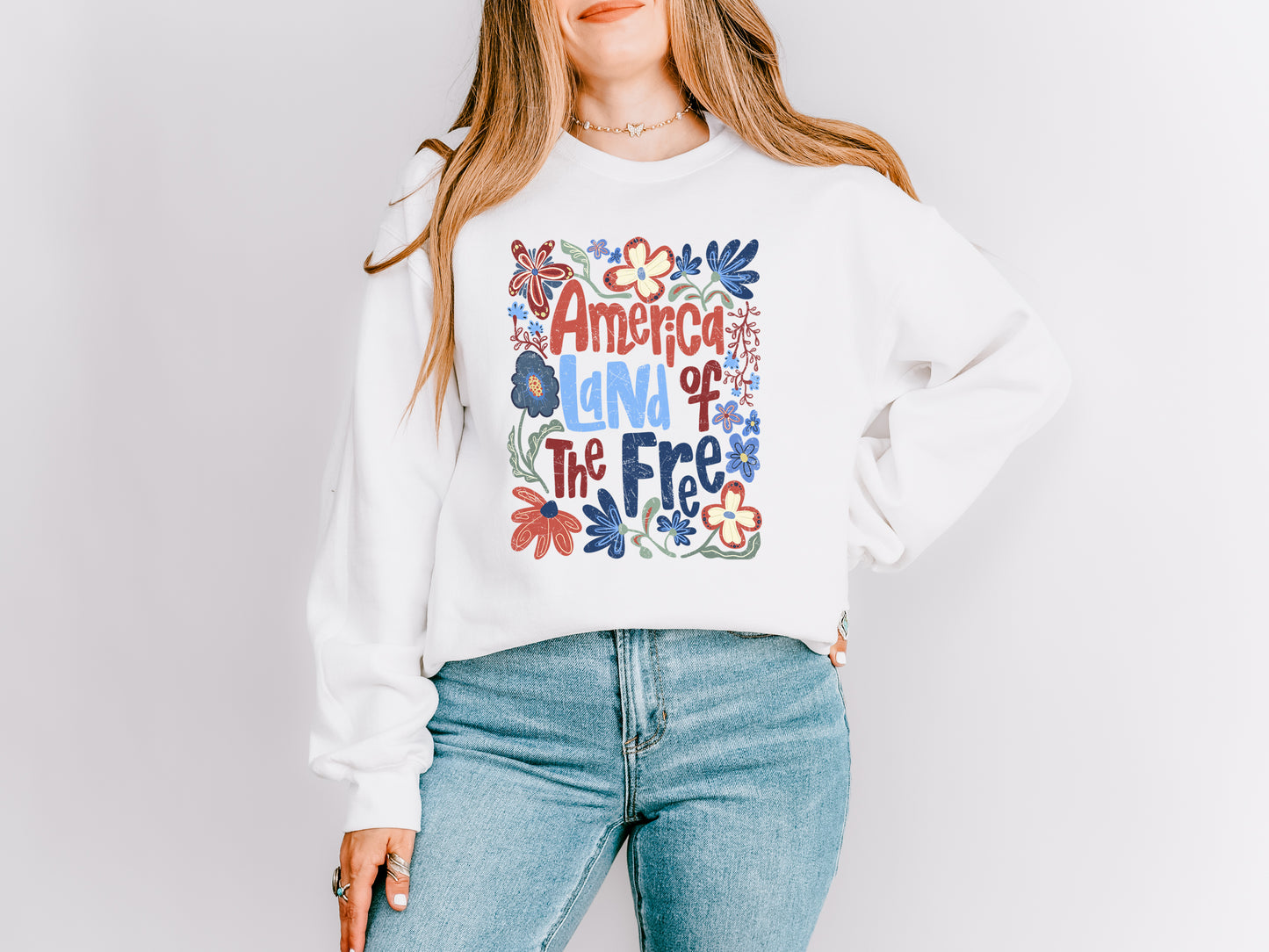 PRE-ORDER AMERICA LAND OF THE FREE UNISEX SWEATSHIRT