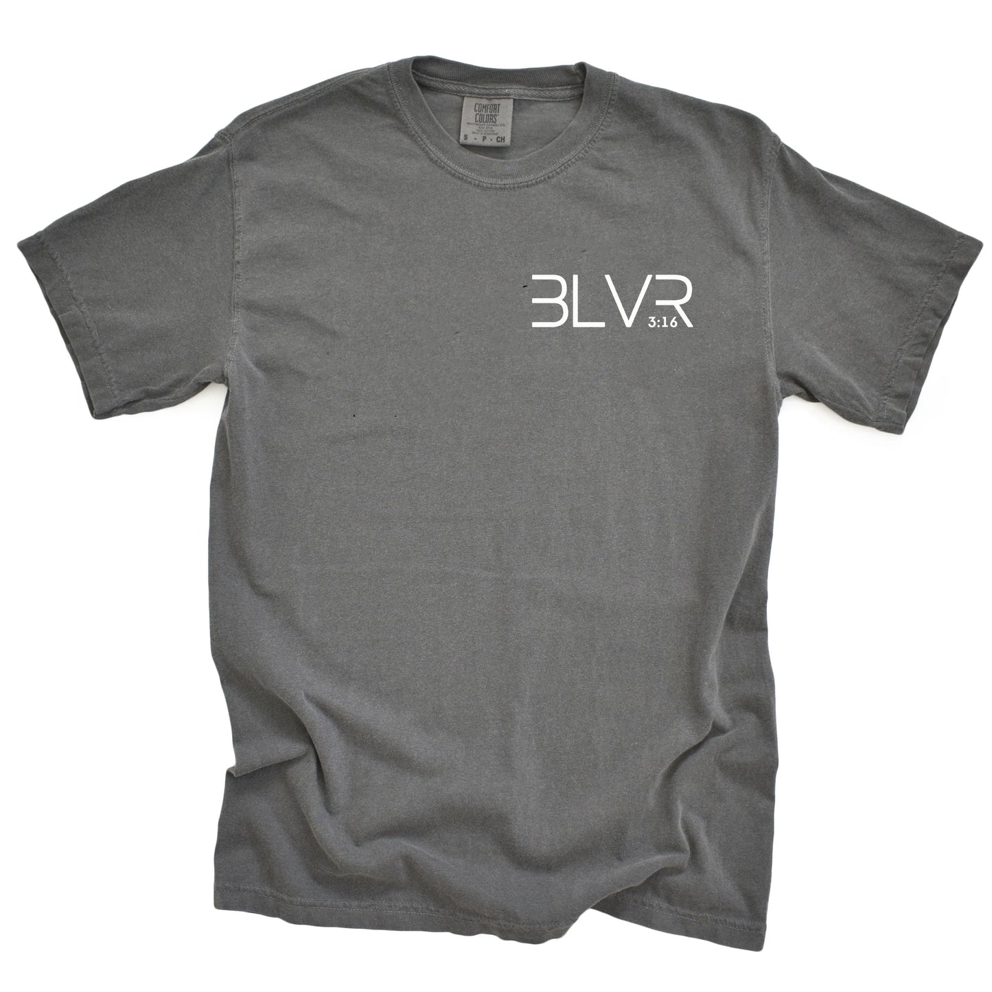 BELIEVER JOHN 3:16 UNISEX PEPPER TEE