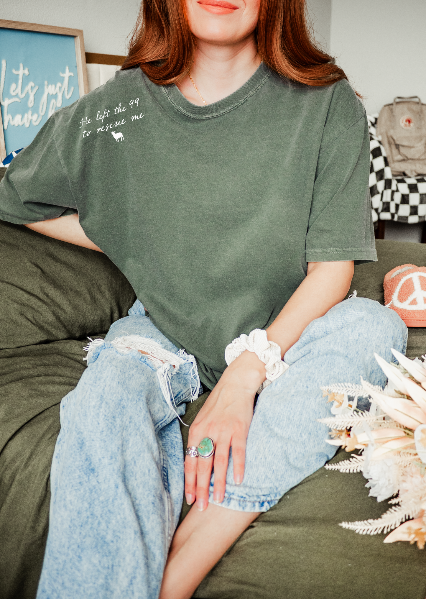 HE LEFT THE 99 TO RESCUE ME UNISEX TEE
