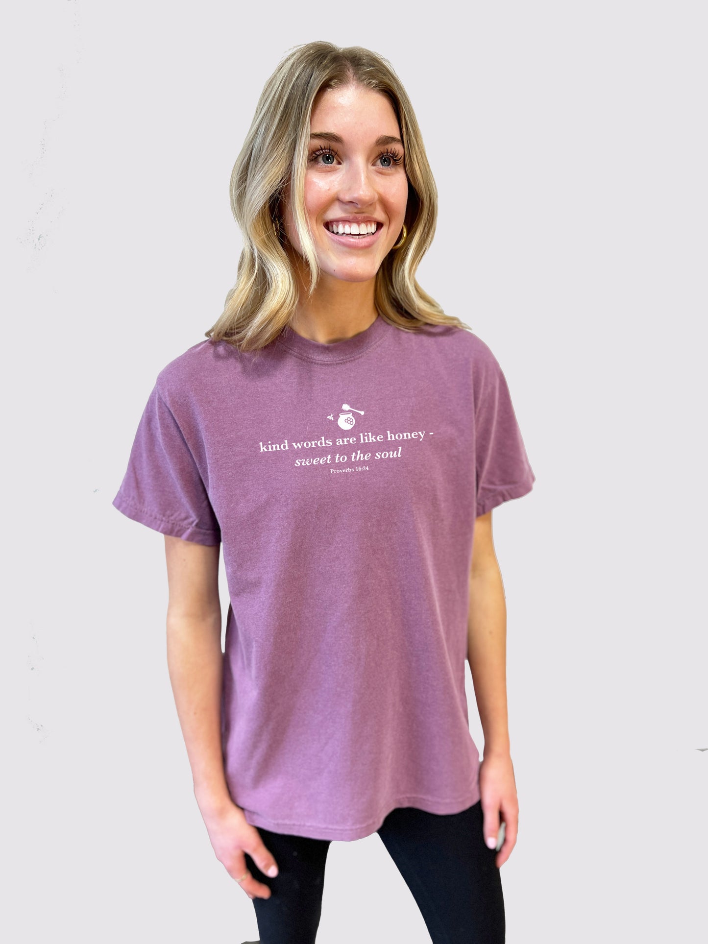 KIND WORDS ARE LIKE HONEY UNISEX TEE