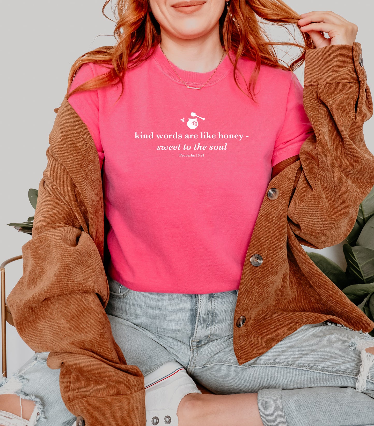 KIND WORDS ARE LIKE HONEY UNISEX TEE