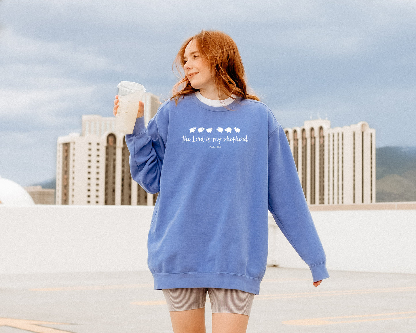THE LORD IS MY SHEPHERD UNISEX SWEATSHIRT