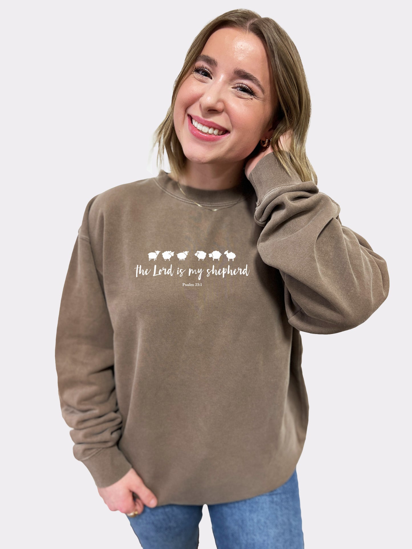 THE LORD IS MY SHEPHERD UNISEX SWEATSHIRT