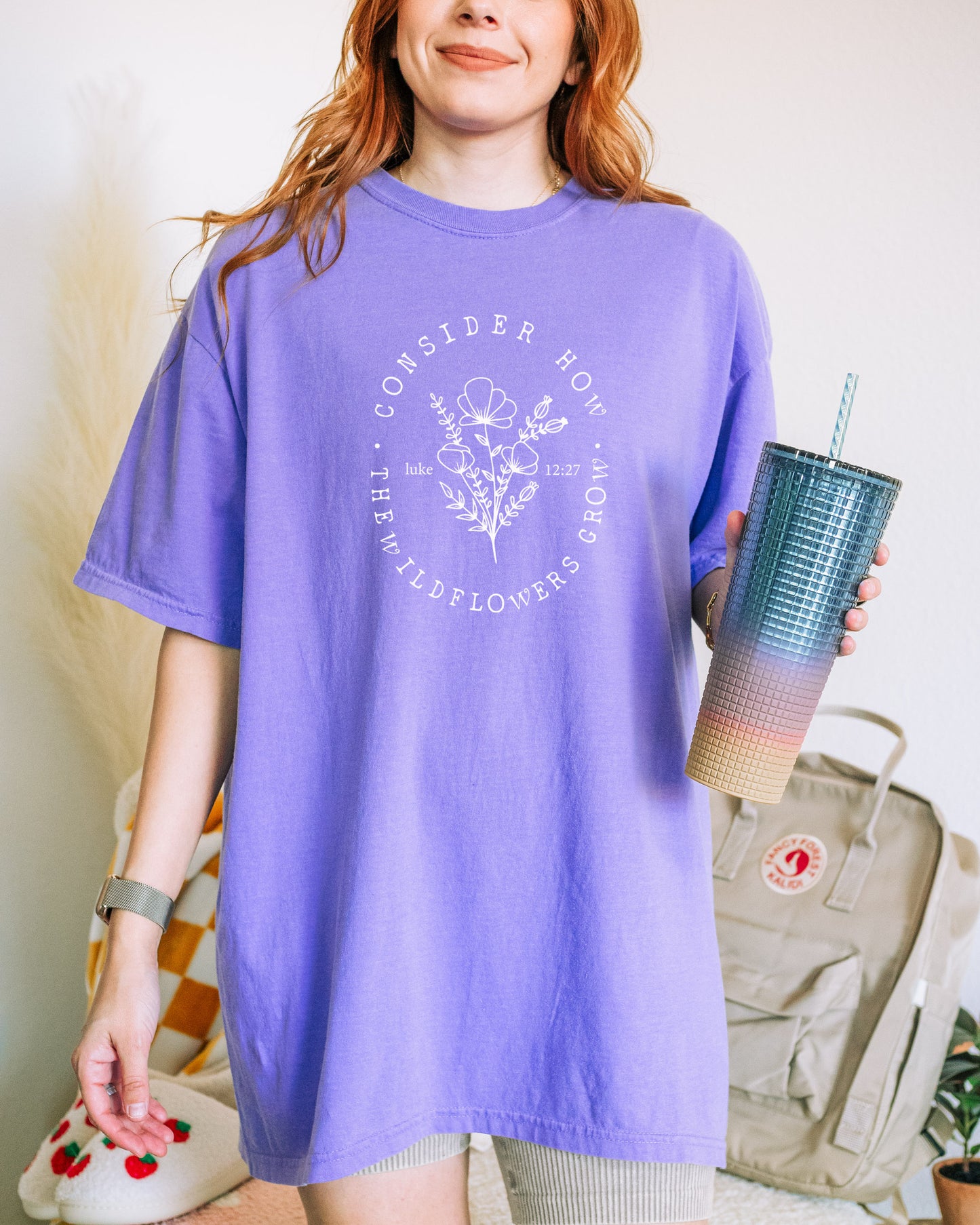 CONSIDER HOW THE WILDFLOWERS GROW UNISEX TEE