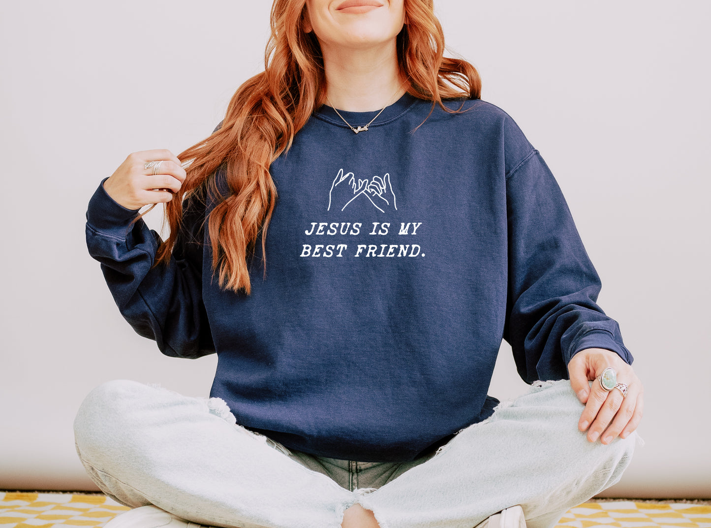 JESUS IS MY BEST FRIEND UNISEX SWEATSHIRT