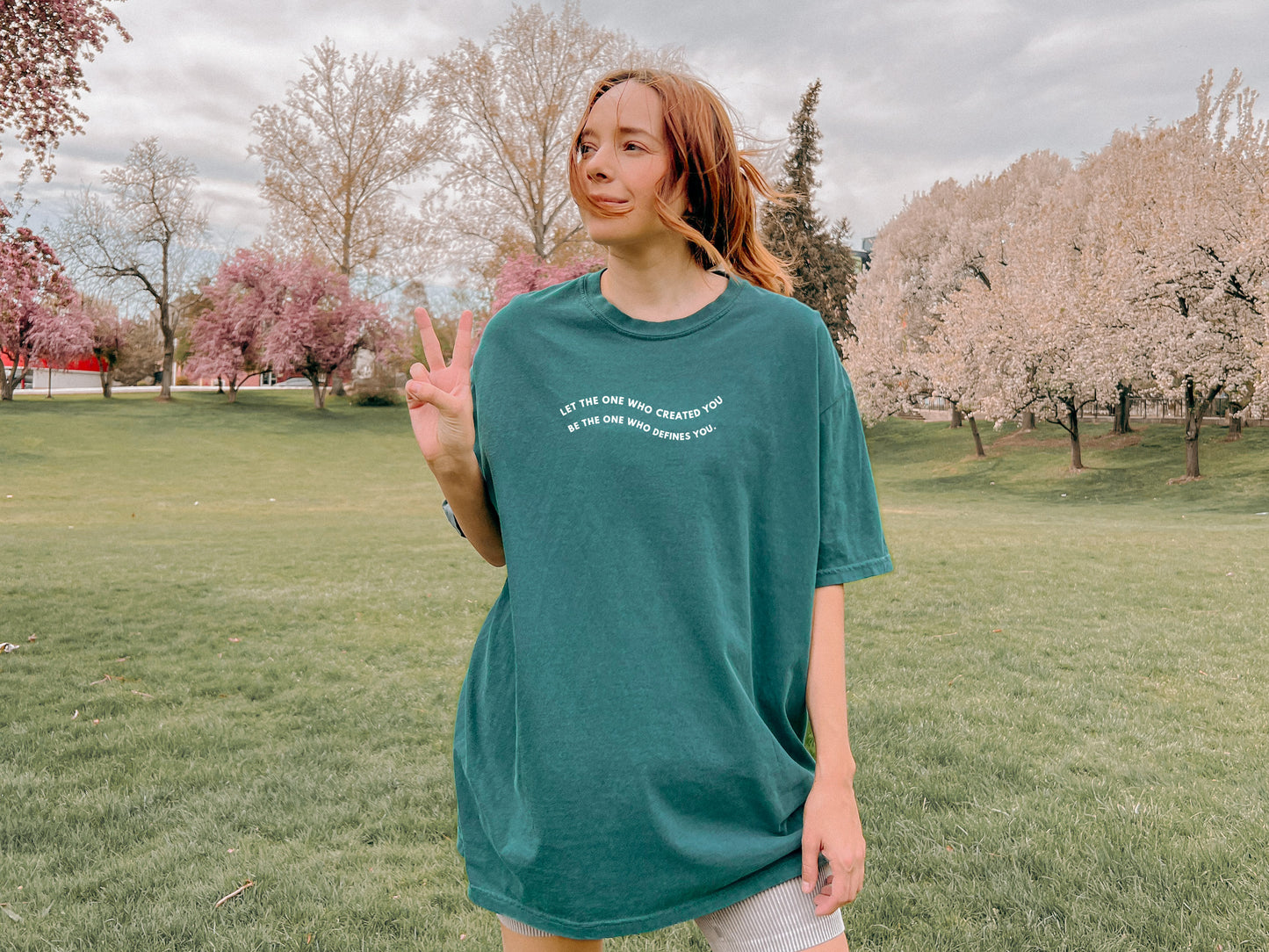 LET THE ONE WHO CREATED YOU BE THE ONE WHO DEFINES YOU UNISEX TEE