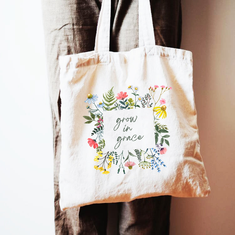GROW IN GRACE TOTE BAG