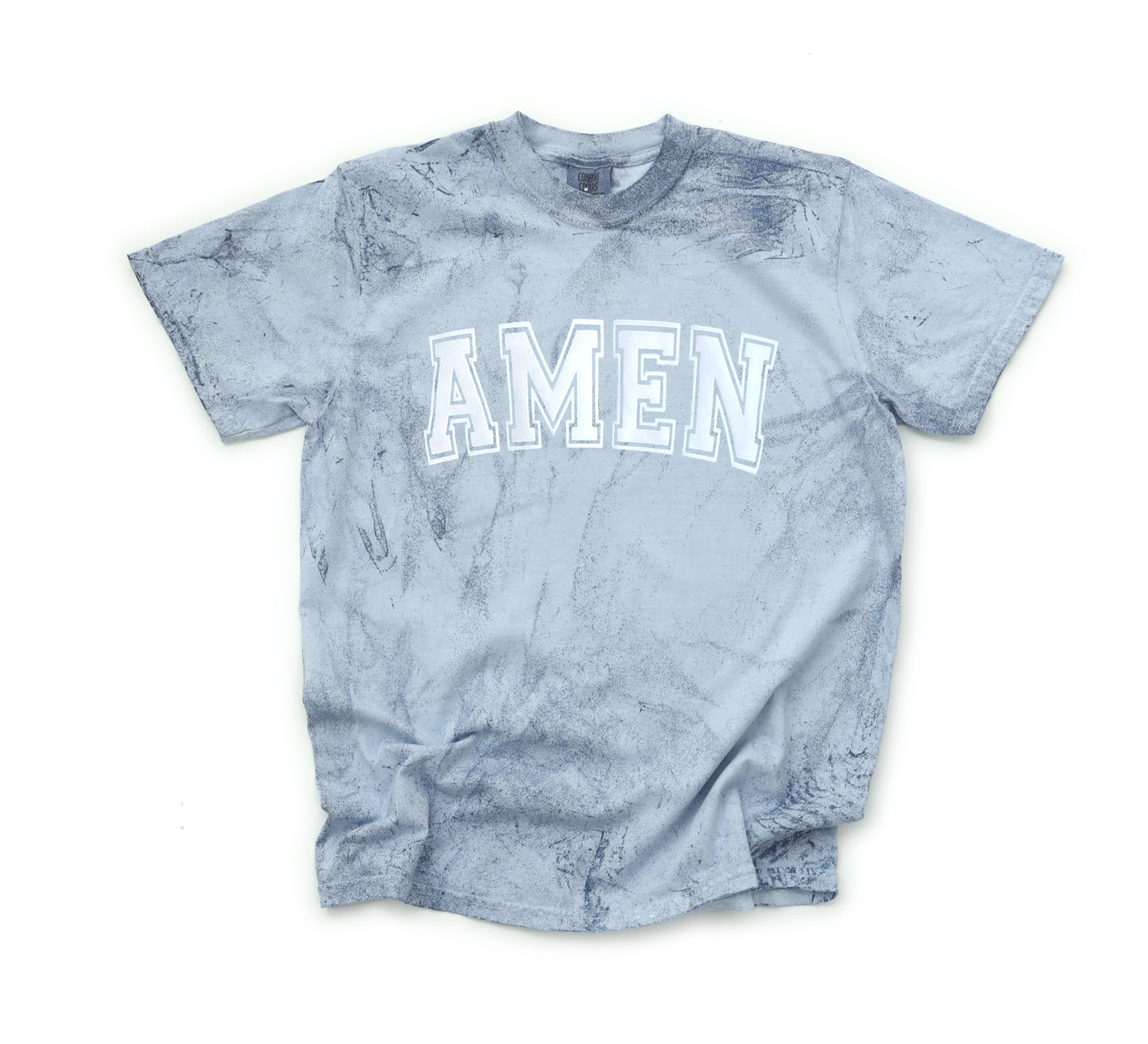 AMEN UNISEX TEE (PUFFED WHITE DESIGN)