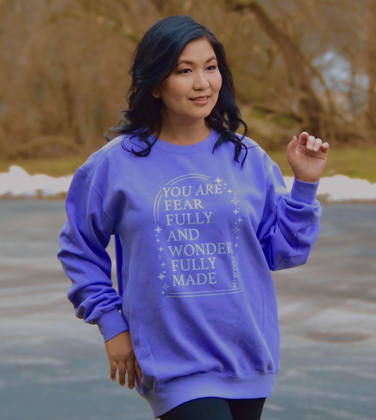YOU ARE FEARFULLY AND WONDERFULLY MADE UNISEX SWEATSHIRT