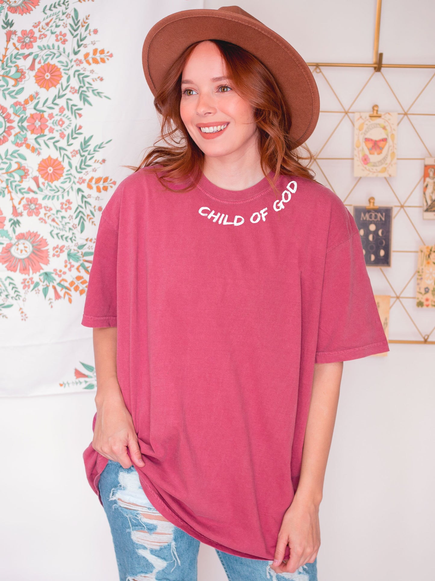 CHILD OF GOD NECK UNISEX TEE