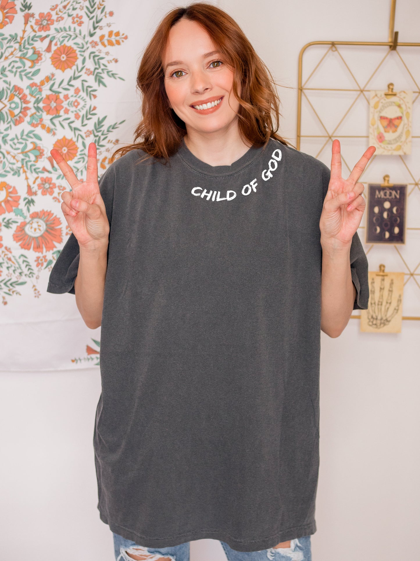 CHILD OF GOD NECK UNISEX TEE