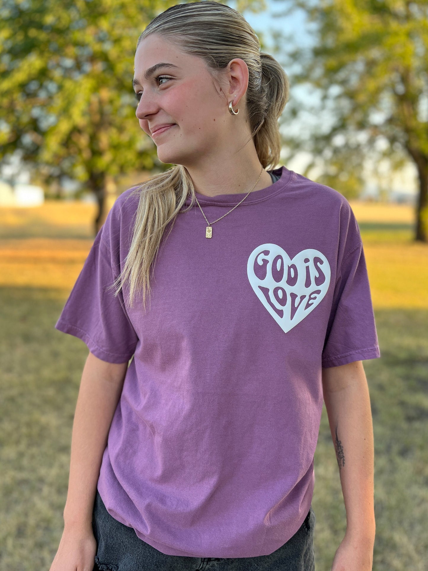 PUFFY GOD IS LOVE UNISEX TEE