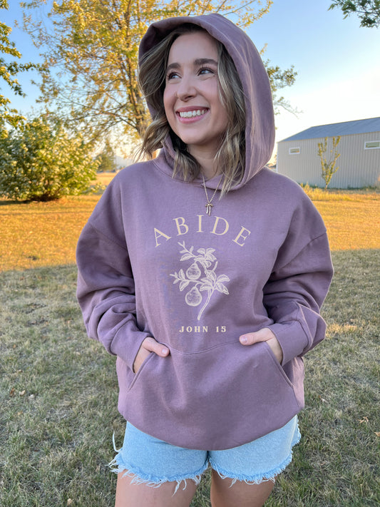 ABIDE UNISEX HOODED SWEATSHIRT