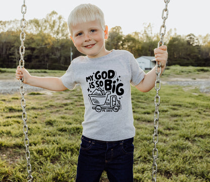 MY GOD IS SO BIG TODDLER TEE