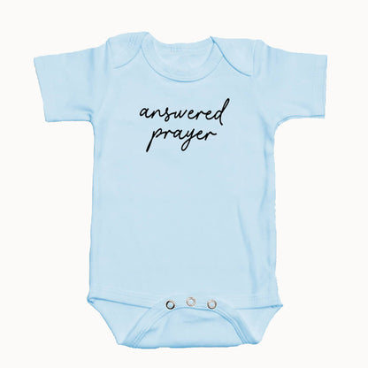 "ANSWERED PRAYER" BODYSUIT IN BLUE