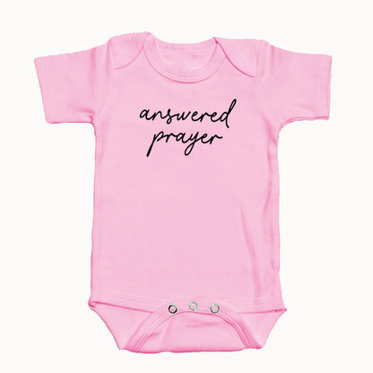 "ANSWERED PRAYER" BODYSUIT IN PINK
