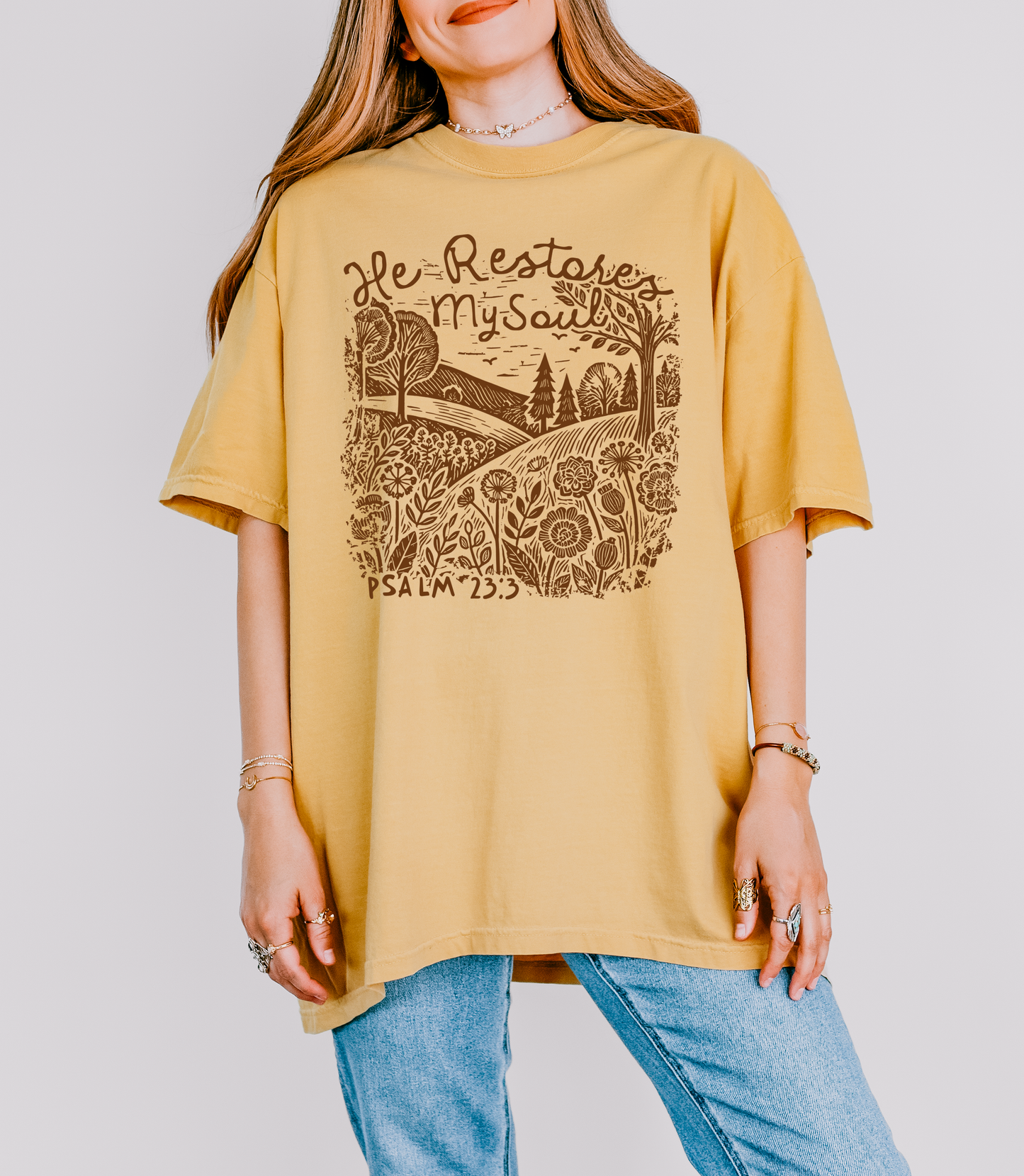 HE RESTORES MY SOUL UNISEX TEE