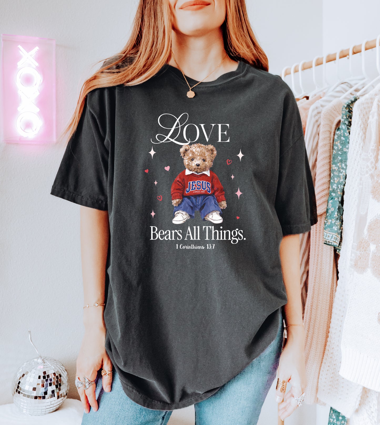LOVE BEARS ALL THINGS UNISEX TEE