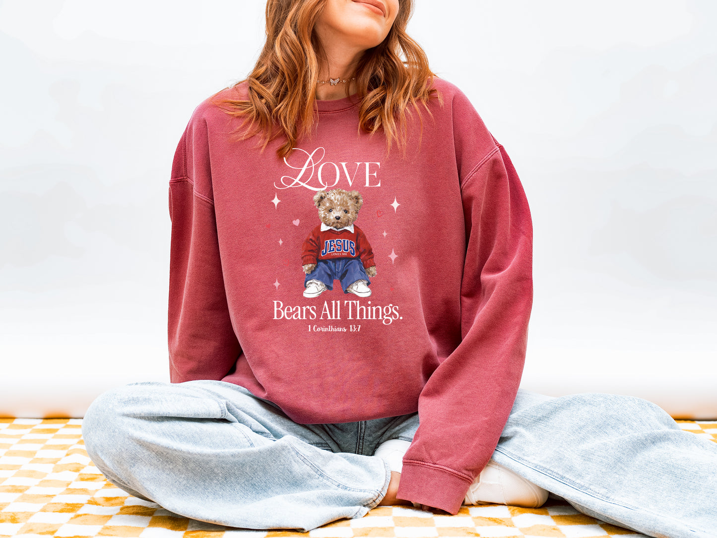 LOVE BEARS ALL THINGS UNISEX SWEATSHIRT