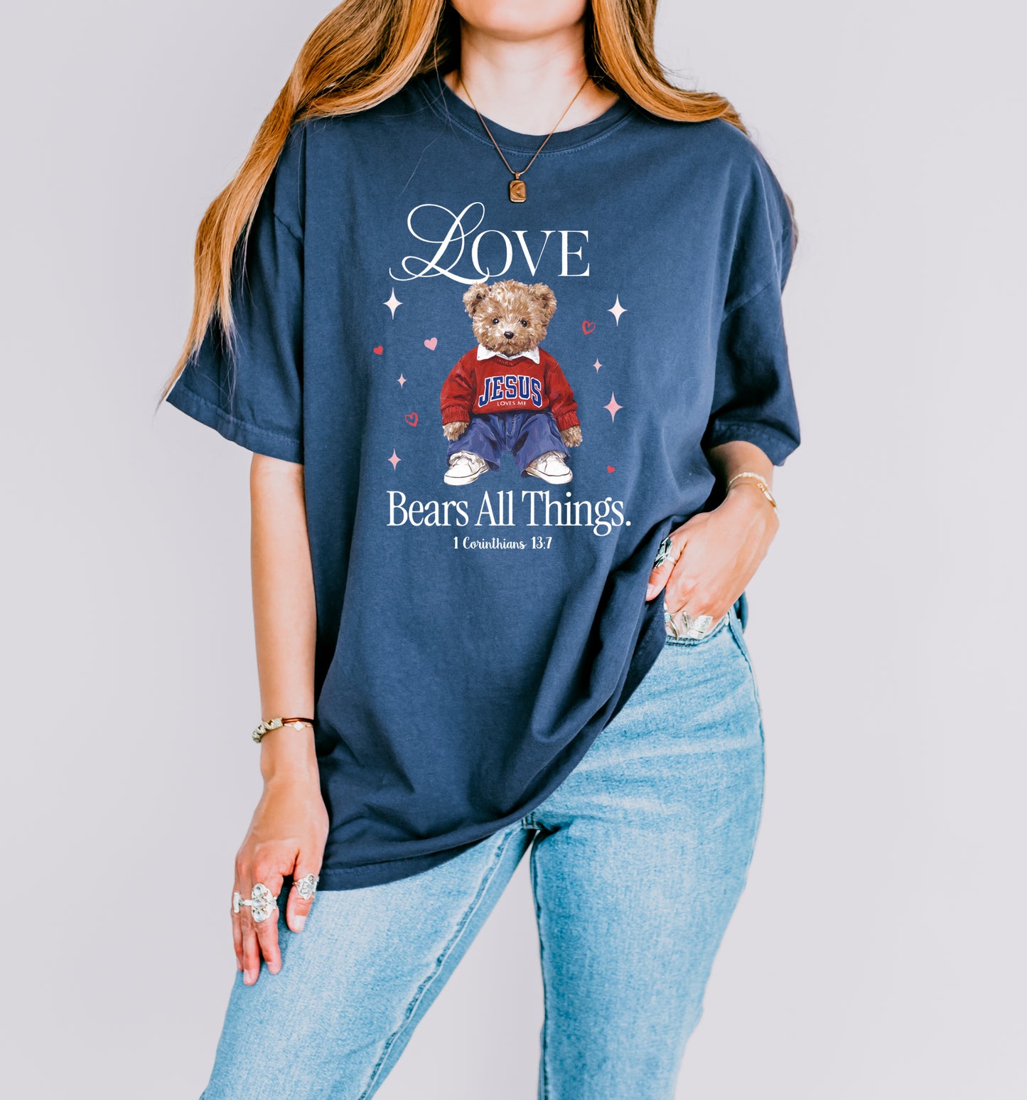 LOVE BEARS ALL THINGS UNISEX TEE