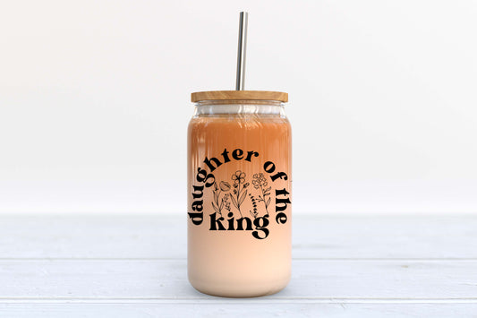 DAUGHTER OF THE KING GLASS TUMBLER