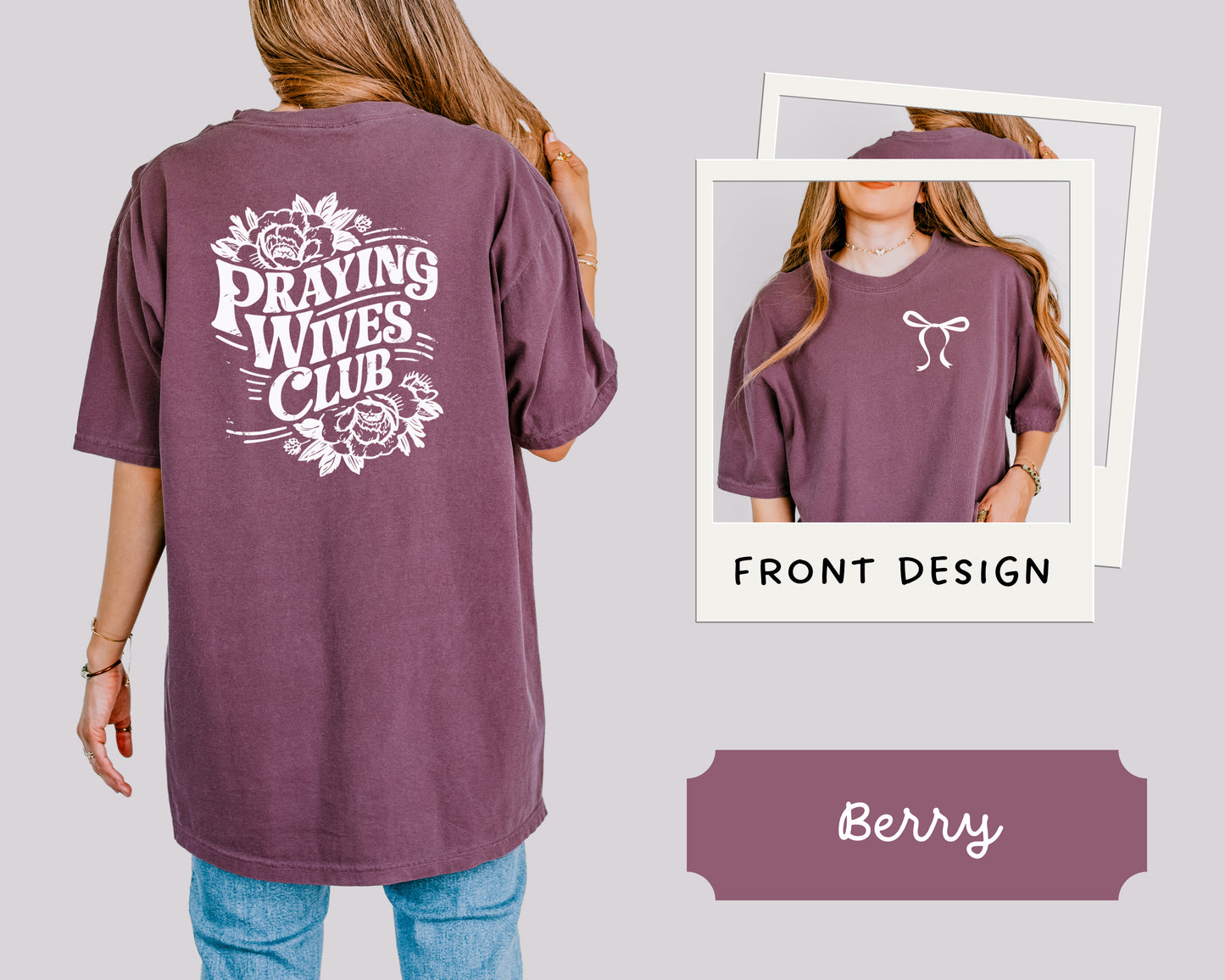PRAYING WIVES CLUB UNISEX TEE