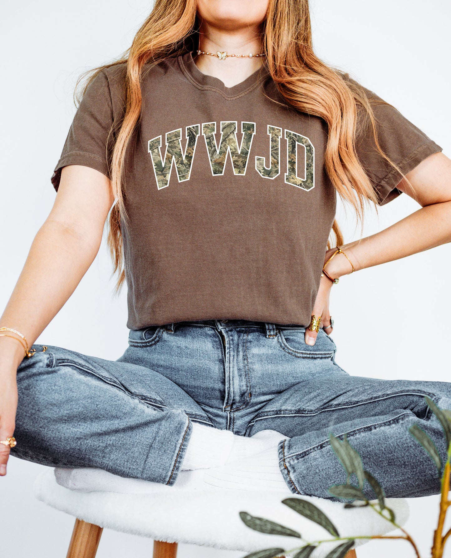 CAMO WWJD UNISEX TEE
