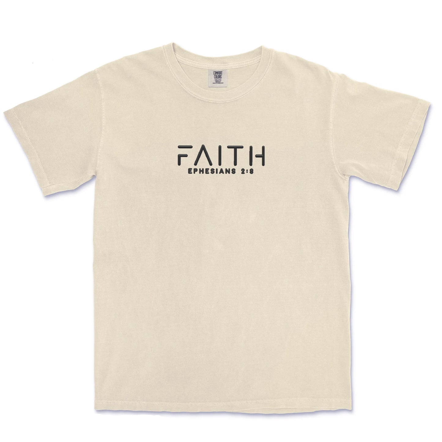 FAITH EPHESIANS 2:8 UNISEX TEE (PUFFED DESIGN)